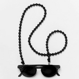 Beaded Glasses Chain - Black