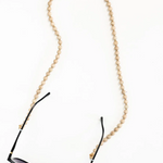 Beaded Glasses Chain - Natural