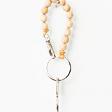 Beaded Keychain - Natural