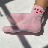 Embroidered Crew Socks