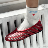 Embroidered Crew Socks