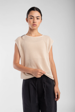 Fine Mesh Tank - Cream