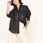 Kyoto Shirt - Black zoomed out angle