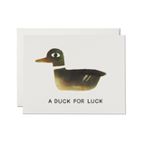 A Duck For Luck Card