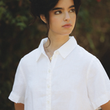 Anais Linen Shirt - White