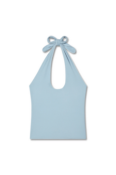 Pauline Halter Top - Baby Blue