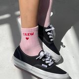 Embroidered Crew Socks