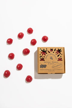 Happy Organics Strawberry Birthday Candles