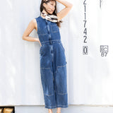 Tobias Jumpsuit - Washed Denim