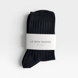 Her Socks - True Black