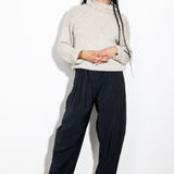 Turtleneck Long Sleeve Sweater - Cloud Grey