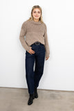 Turtleneck Long Sleeve Sweater - Nutmeg