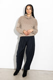 Turtleneck Long Sleeve Sweater - Nutmeg