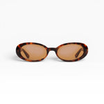 Front view of Valentina Sunglasses - Havana