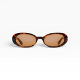 Front view of Valentina Sunglasses - Havana