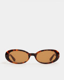 Front view of Valentina Sunglasses - Havana