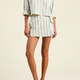 Gracia Skort Verde Stripes