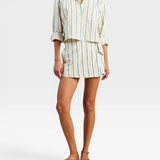 TROVATA Gracia Skort Verde Stripes