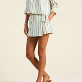 Gracia Skort Verde Stripes