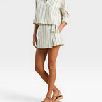 Gracia Skort Verde Stripes — view 2