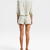Gracia Skort Verde Stripes — view 4