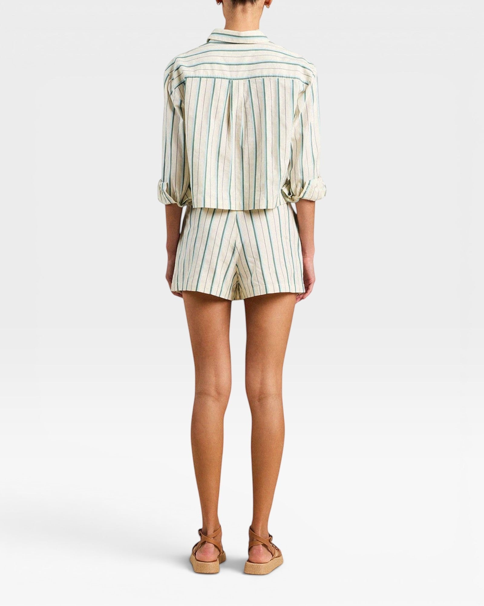 Gracia Skort Verde Stripes — view 4