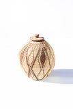 Vintage Zulu Ilala Palm Basket with Lid 3