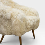 Vintage Sheepskin Armchair