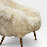 Vintage Sheepskin Armchair
