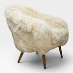 Vintage Sheepskin Armchair — view 3