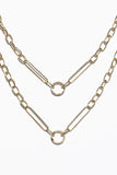 16inch and 18inch 14K Link Chain with Diamond Closure