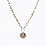 14K Diamond Heart Medallion