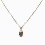 Amethyst 14K Bezel Locket Charm