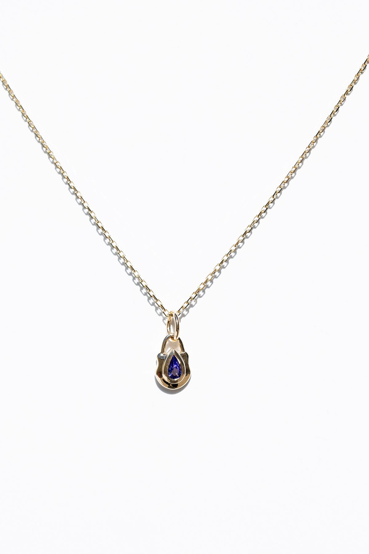 Amethyst 14K Bezel Locket Charm