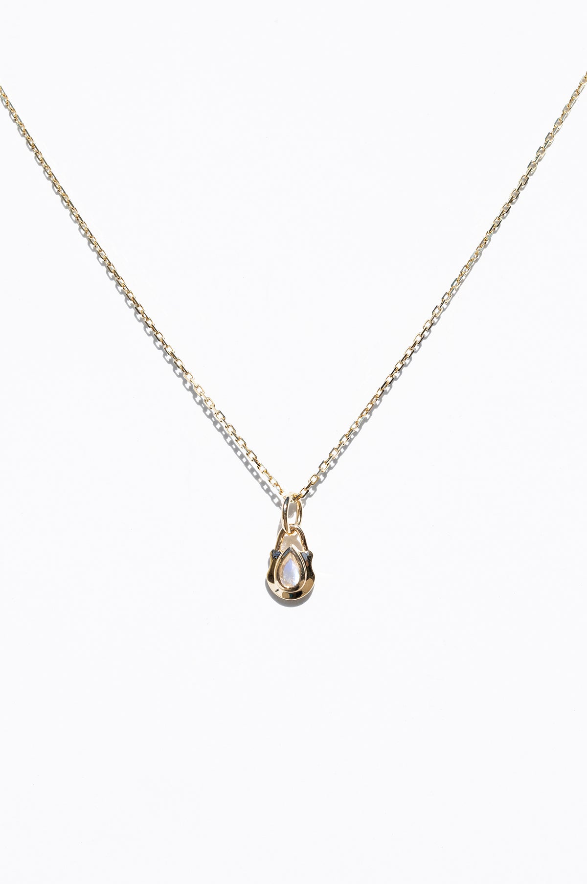 Individual image of Moonstone 14K Bezel Locket Charm