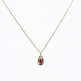 Individual view of ruby 14K Bezel Locket Charm