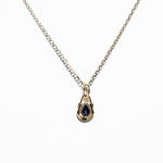 Solo picture of Sapphire 14K Bezel Locket Charm
