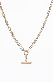 14K Diamond Encrusted Toggle Bar Charm