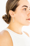 14K Diamond Encrusted Hoop Earrings