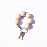 XL Bead Keychain - Natural