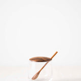 Be Home Teakwood and Glass Jar