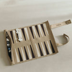 Travel Backgammon with built in case