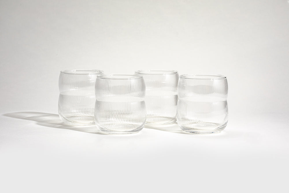 Set of 4 Clear Everyday Glasses