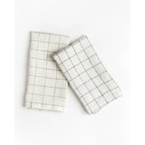 Stone Washed Linen Windowpane Napkin