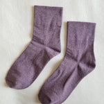 Sneaker Socks in Purple