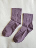 Sneaker Socks in Purple