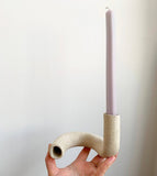 Ceramic Candlestick Holder - Single