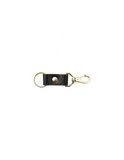 Leather Keychain Black Leather