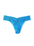 Aquatic Blue Original Rise Lace Thong Undies