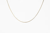 Gold Plated or Sterling Silver Box Chain